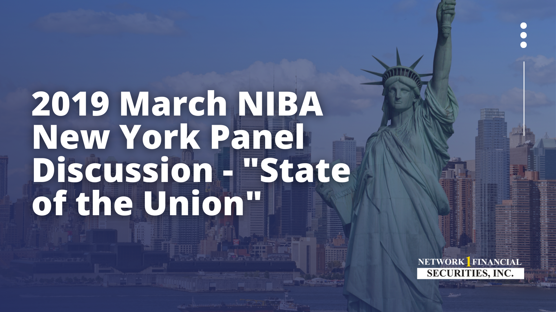 2019 March NIBA New York Panel Discussion - State of the Union